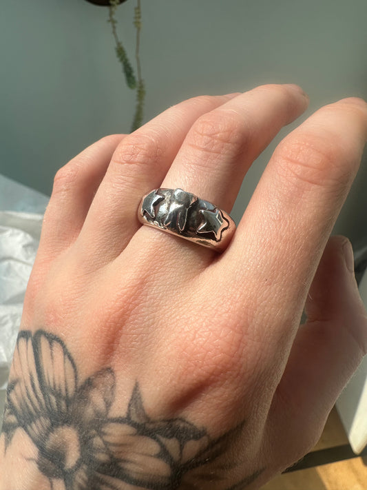 Tooth and Stars Ring